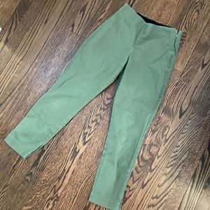 Old navy, green pants, size 6